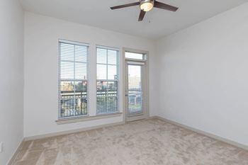 Ceiling fans throughout